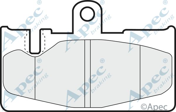 APEC BRAKING Jarrupala, levyjarru PAD1217